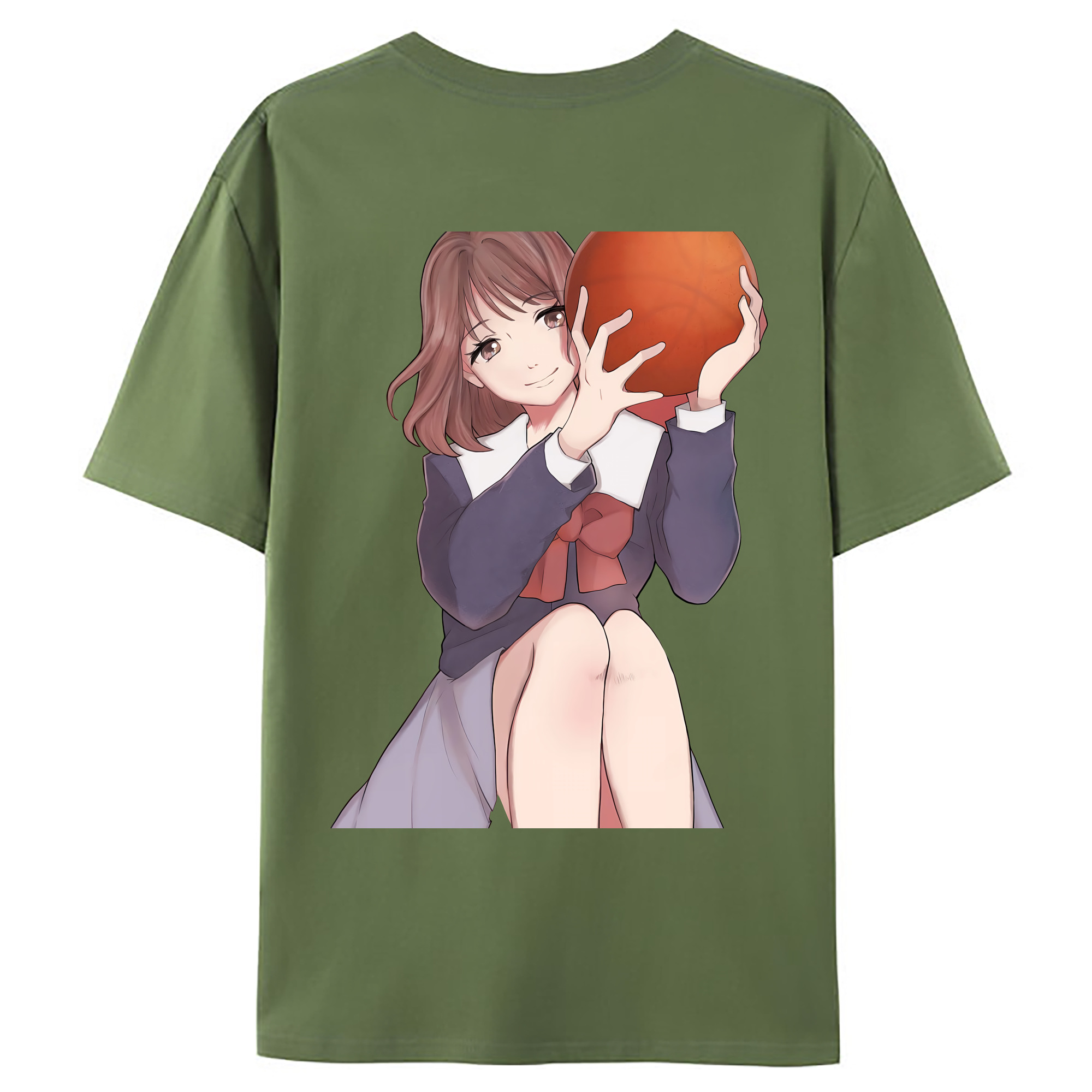 （画像用） SLAM DUNK／スラムダンク 綿100％ メンズ半袖Tシャツ（バックプリント） 通気性